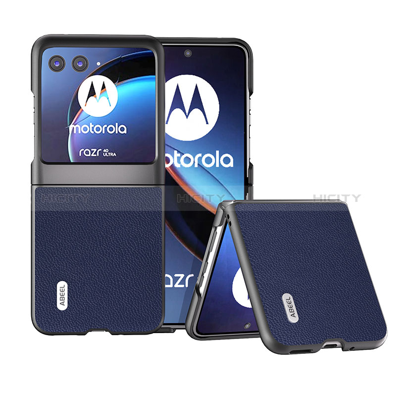 Custodia Silicone Morbida In Pelle Cover BH3 per Motorola Moto Razr 40 Ultra 5G