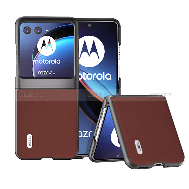 Custodia Silicone Morbida In Pelle Cover BH5 per Motorola Moto Razr 40 Ultra 5G