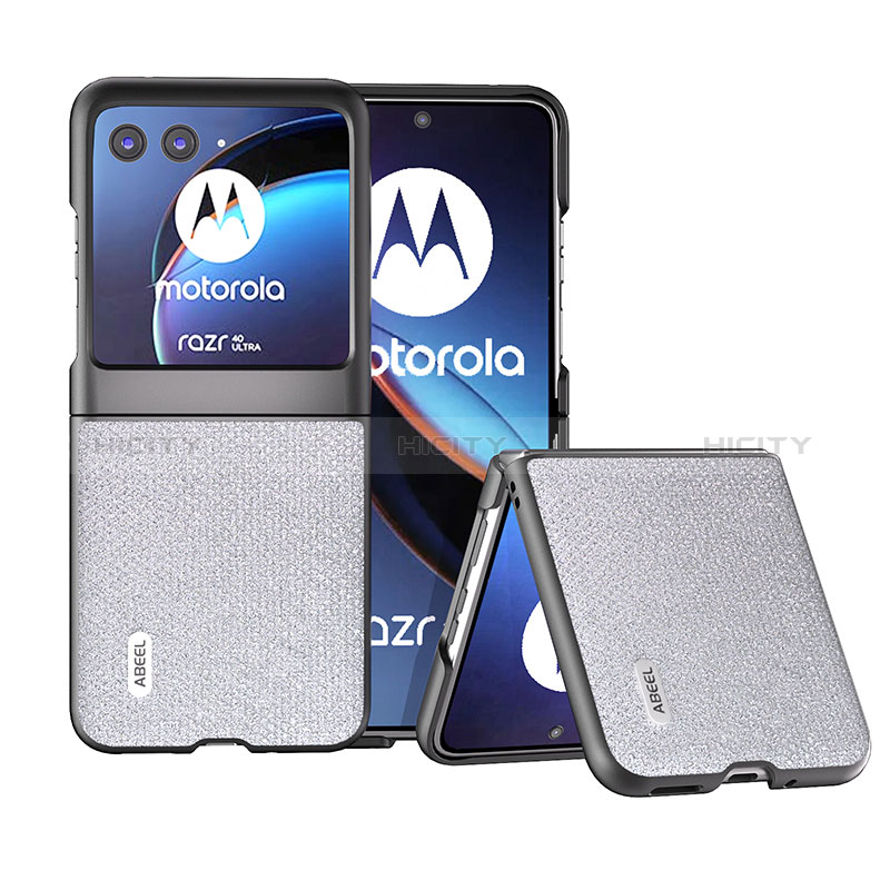 Custodia Silicone Morbida In Pelle Cover BH6 per Motorola Moto Razr 40 Ultra 5G