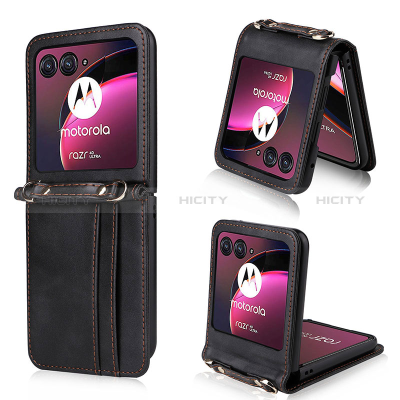 Custodia Silicone Morbida In Pelle Cover BY5 per Motorola Moto Razr 40 Ultra 5G