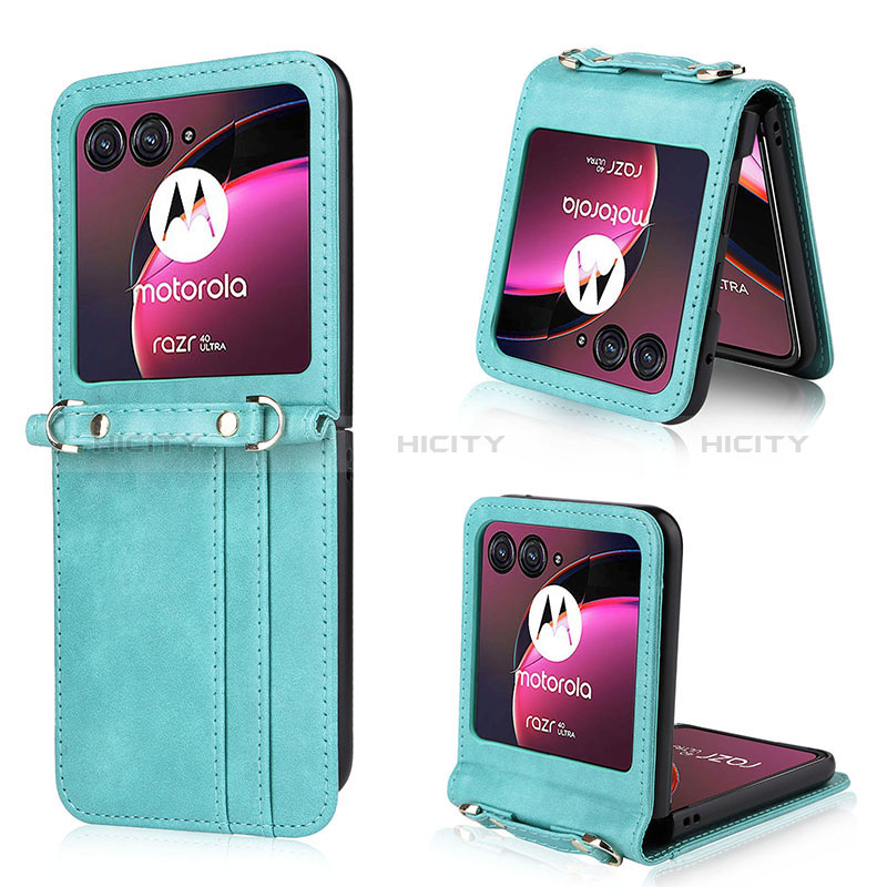 Custodia Silicone Morbida In Pelle Cover BY5 per Motorola Moto Razr 40 Ultra 5G