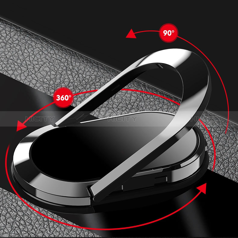 Custodia Silicone Morbida In Pelle Cover con Magnetico Anello Supporto PB1 per Xiaomi Mi 11i 5G