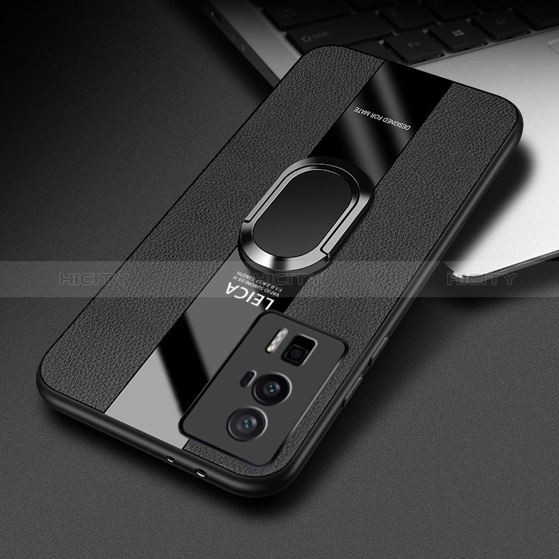 Custodia Silicone Morbida In Pelle Cover con Magnetico Anello Supporto PB1 per Xiaomi Redmi K60 5G