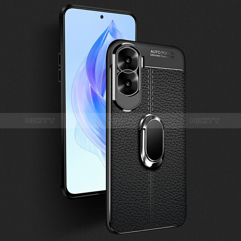 Custodia Silicone Morbida In Pelle Cover con Magnetico Anello Supporto per Huawei Honor X50i 5G