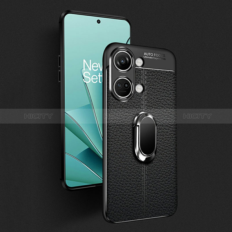 Custodia Silicone Morbida In Pelle Cover con Magnetico Anello Supporto per OnePlus Ace 2V 5G