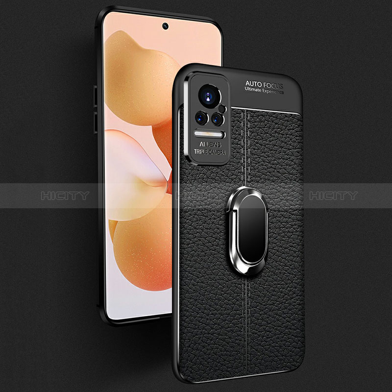 Custodia Silicone Morbida In Pelle Cover con Magnetico Anello Supporto per Xiaomi Civi 1S 5G