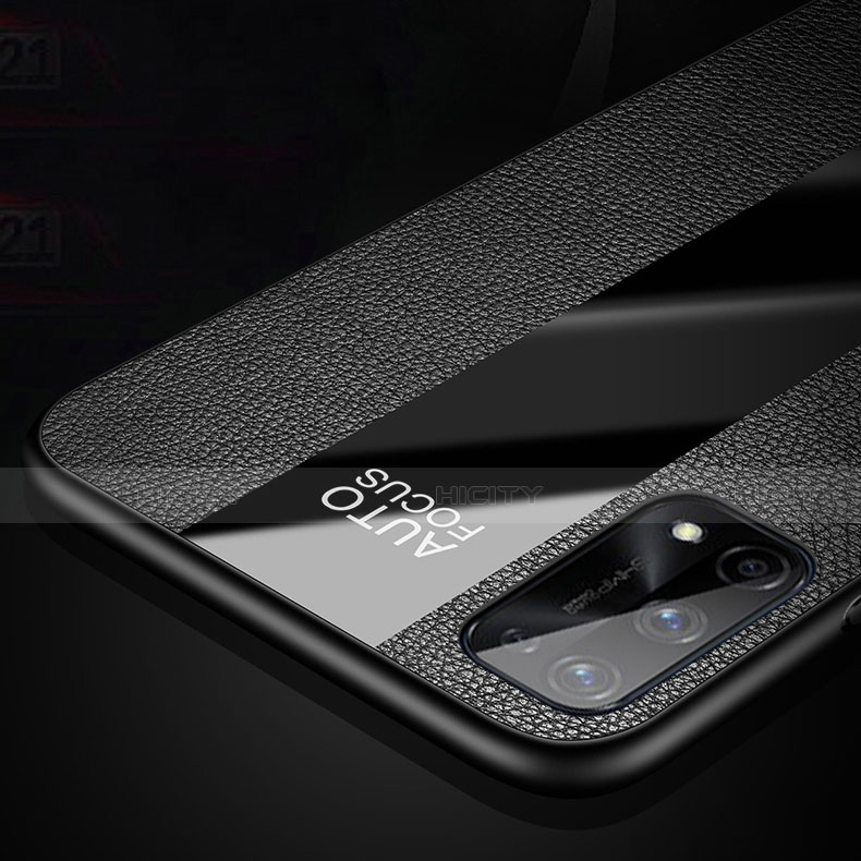 Custodia Silicone Morbida In Pelle Cover con Magnetico Anello Supporto S02 per Oppo K7x 5G