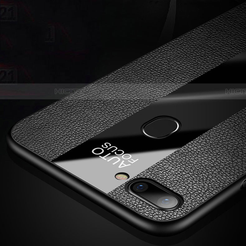 Custodia Silicone Morbida In Pelle Cover con Magnetico Anello Supporto T02 per Oppo R17 Neo