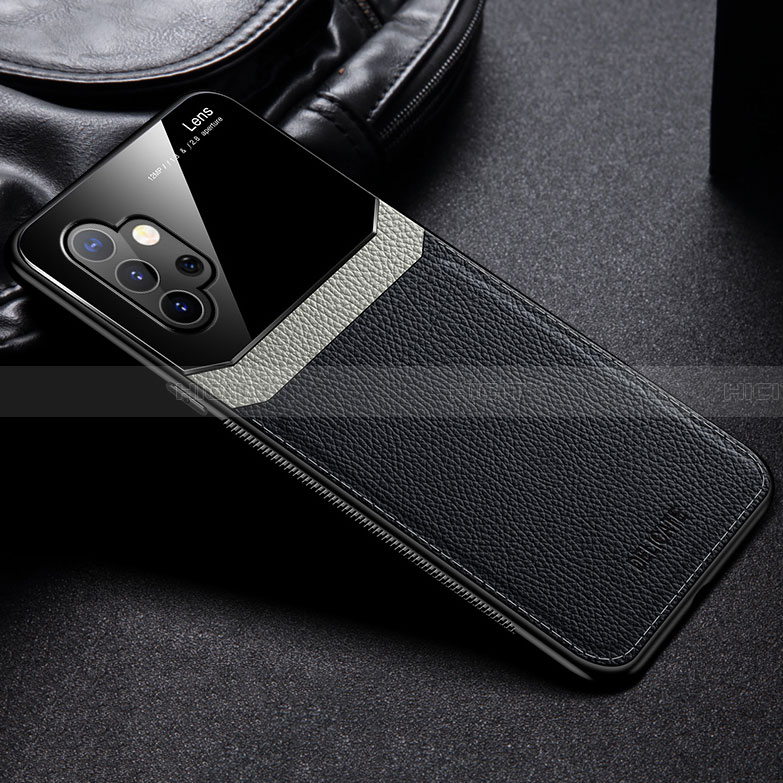 Custodia Silicone Morbida In Pelle Cover con Magnetico FL1 per Samsung Galaxy A32 4G