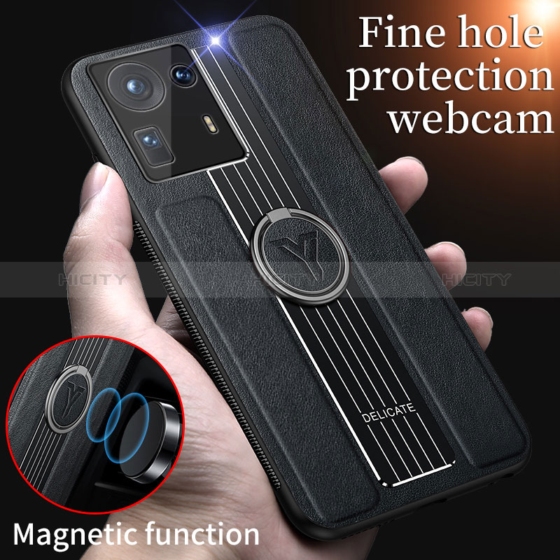 Custodia Silicone Morbida In Pelle Cover con Magnetico FL1 per Xiaomi Mi Mix 4 5G