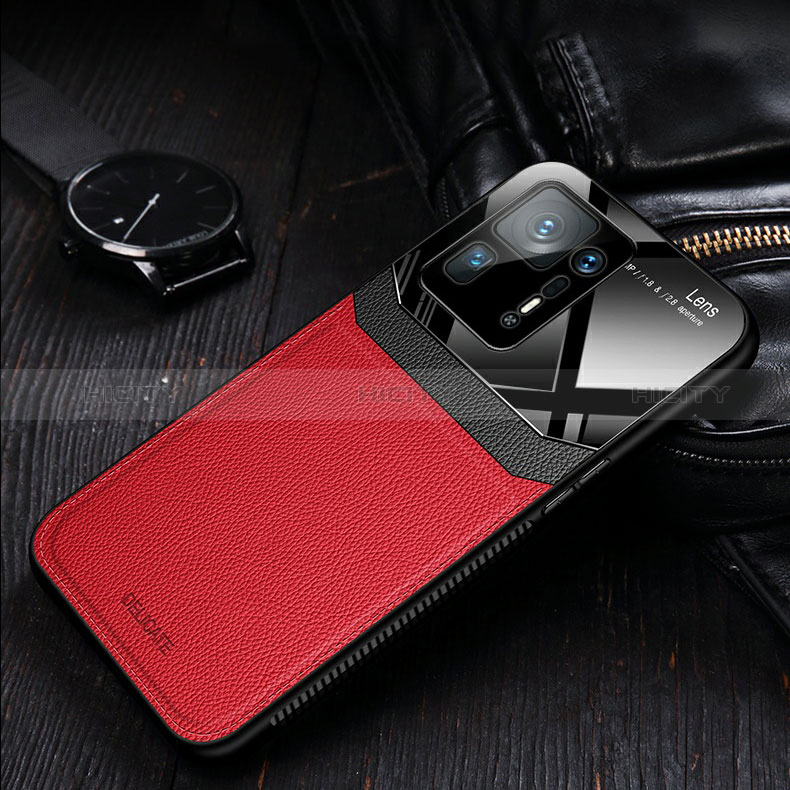 Custodia Silicone Morbida In Pelle Cover con Magnetico FL2 per Xiaomi Mi Mix 4 5G