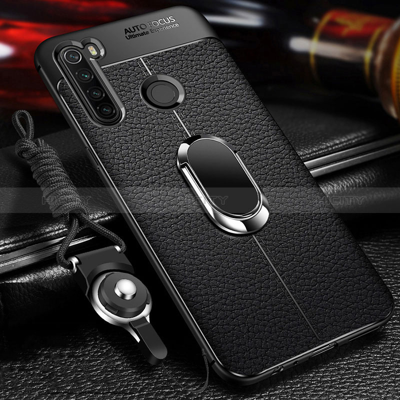 Custodia Silicone Morbida In Pelle Cover con Magnetico K01 per Xiaomi Redmi Note 8 (2021)