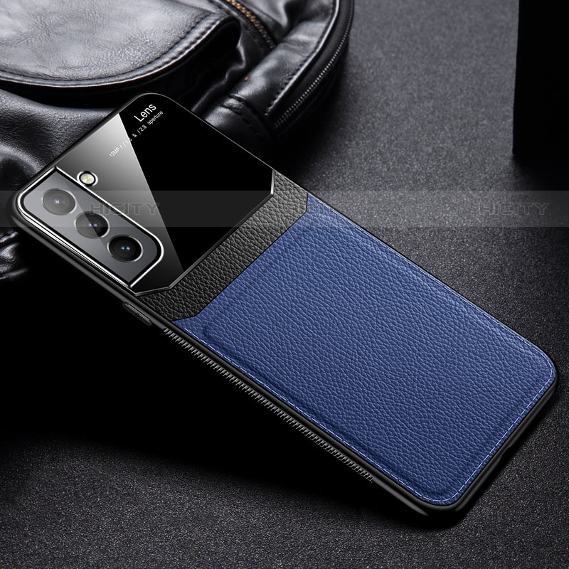 Custodia Silicone Morbida In Pelle Cover con Magnetico per Samsung Galaxy S21 5G