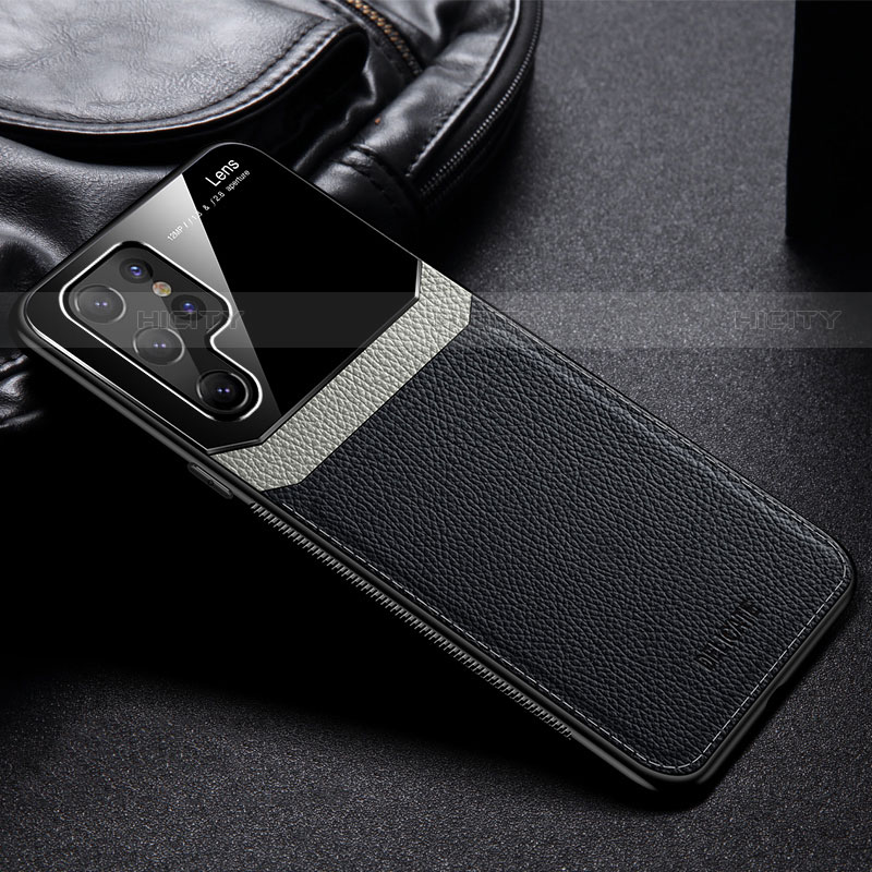 Custodia Silicone Morbida In Pelle Cover con Magnetico per Samsung Galaxy S21 Ultra 5G