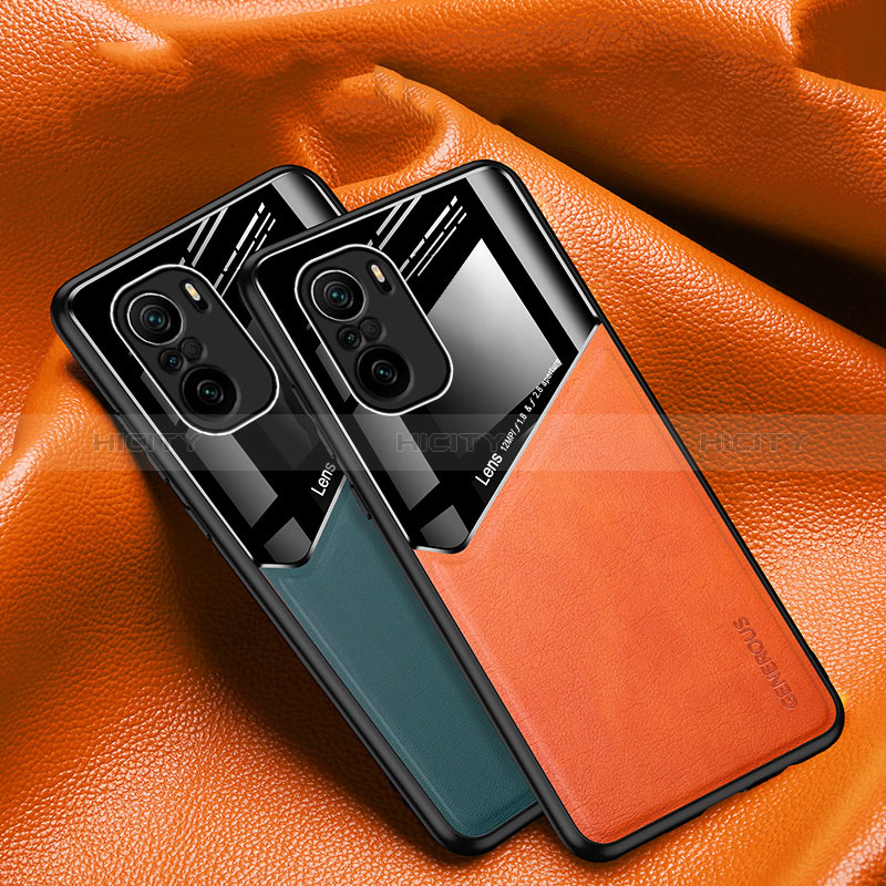 Custodia Silicone Morbida In Pelle Cover con Magnetico per Xiaomi Mi 11i 5G