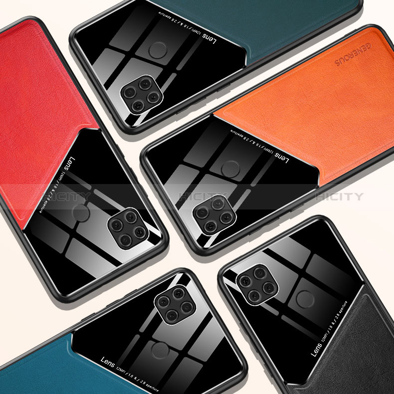 Custodia Silicone Morbida In Pelle Cover con Magnetico per Xiaomi Redmi 9 Activ