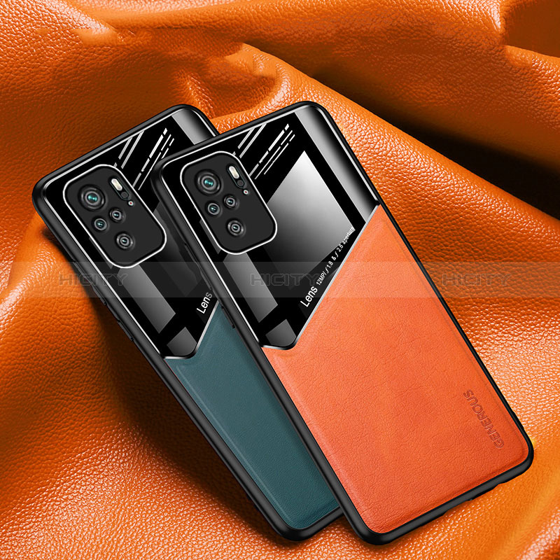 Custodia Silicone Morbida In Pelle Cover con Magnetico per Xiaomi Redmi Note 11 SE India 4G