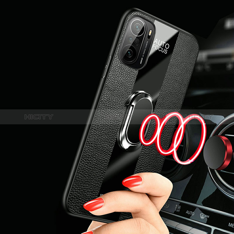 Custodia Silicone Morbida In Pelle Cover con Magnetico S01 per Xiaomi Mi 11X Pro 5G