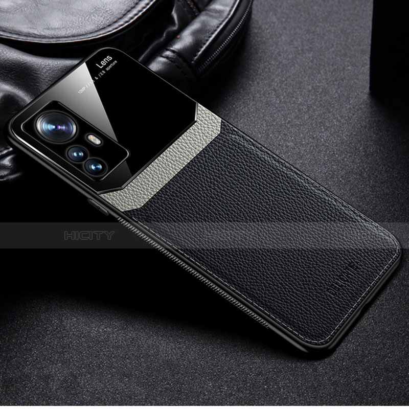 Custodia Silicone Morbida In Pelle Cover con Magnetico S01 per Xiaomi Mi 12 5G