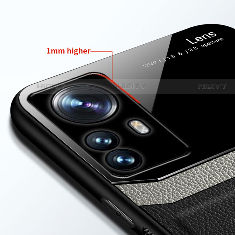 Custodia Silicone Morbida In Pelle Cover con Magnetico S01 per Xiaomi Mi 12S Pro 5G