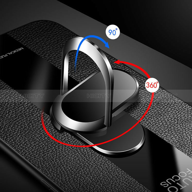 Custodia Silicone Morbida In Pelle Cover con Magnetico S01 per Xiaomi Poco F3 5G