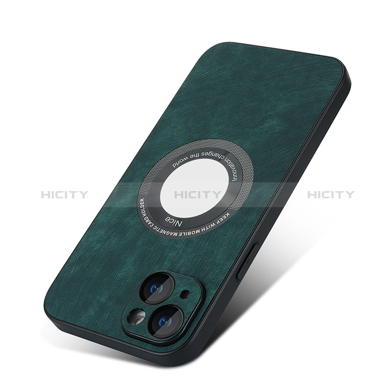 Custodia Silicone Morbida In Pelle Cover con Magnetico S07D per Apple iPhone 13