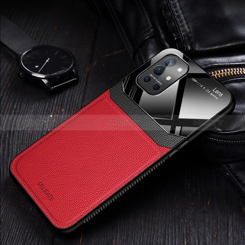 Custodia Silicone Morbida In Pelle Cover FL1 per OnePlus 9R 5G