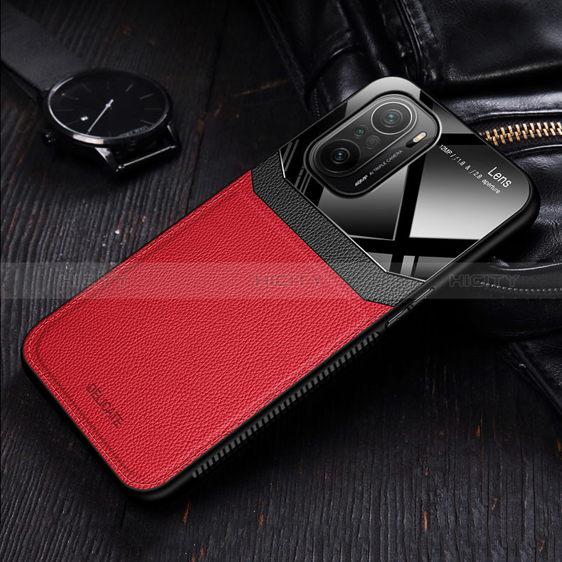 Custodia Silicone Morbida In Pelle Cover FL1 per Xiaomi Mi 11X Pro 5G