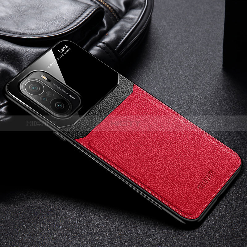 Custodia Silicone Morbida In Pelle Cover FL1 per Xiaomi Mi 11X Pro 5G