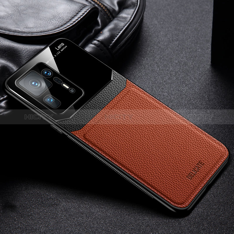 Custodia Silicone Morbida In Pelle Cover FL1 per Xiaomi Mi Mix 4 5G