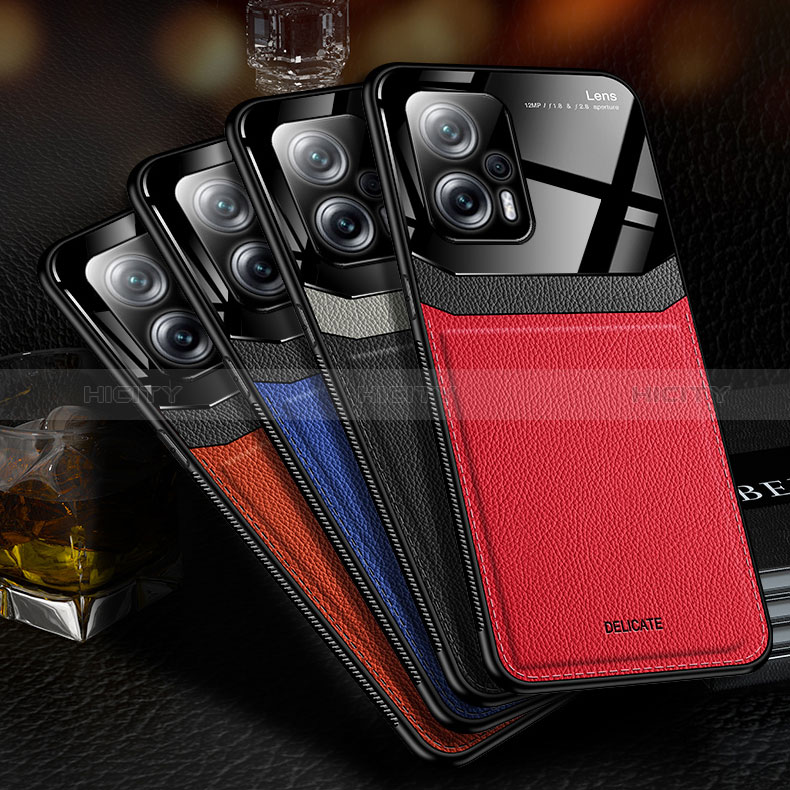 Custodia Silicone Morbida In Pelle Cover FL1 per Xiaomi Poco X4 GT 5G