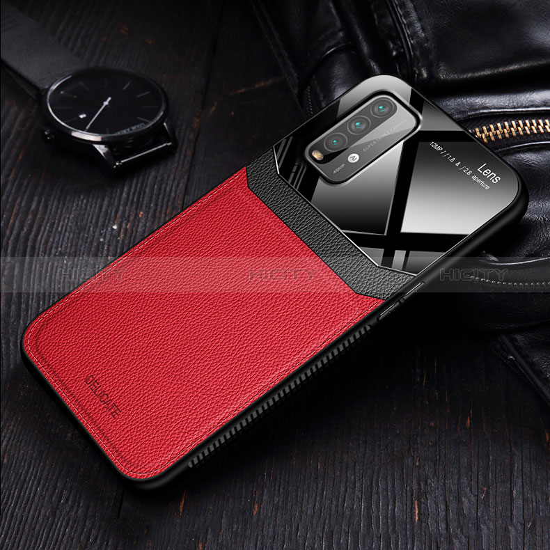 Custodia Silicone Morbida In Pelle Cover FL1 per Xiaomi Redmi 9T 4G