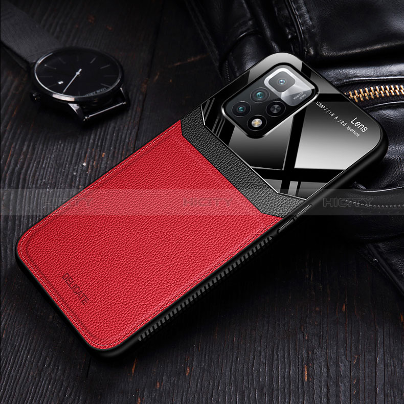 Custodia Silicone Morbida In Pelle Cover FL1 per Xiaomi Redmi Note 11 4G (2021)