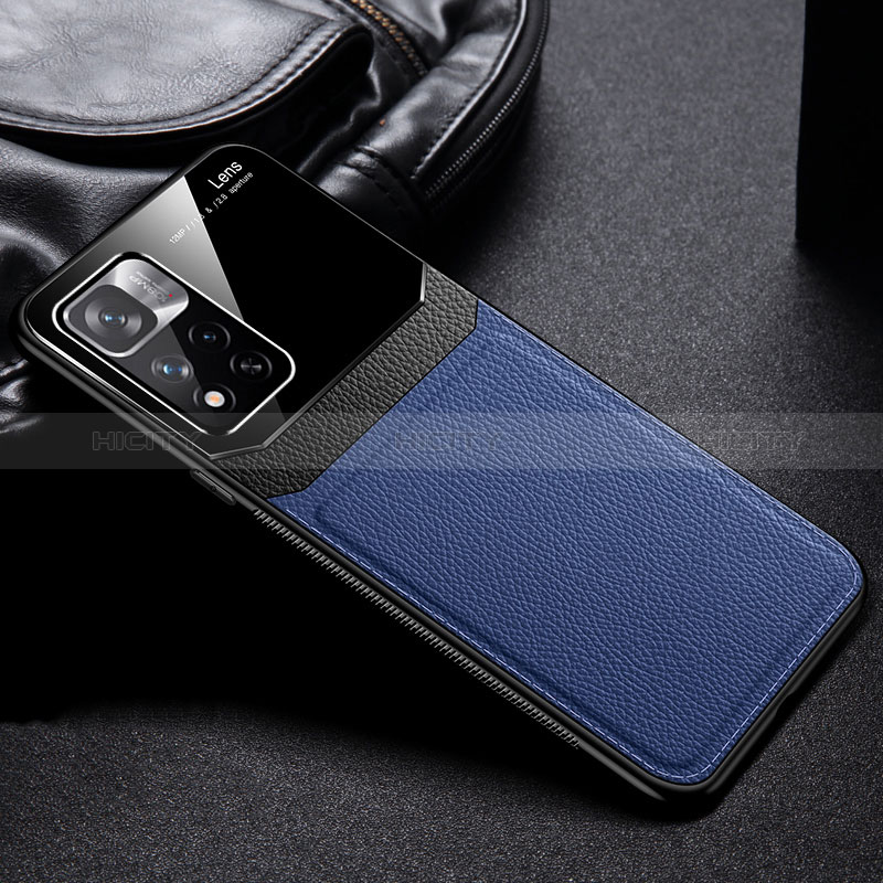 Custodia Silicone Morbida In Pelle Cover FL1 per Xiaomi Redmi Note 11 5G