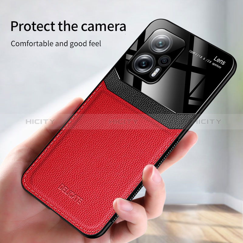 Custodia Silicone Morbida In Pelle Cover FL1 per Xiaomi Redmi Note 11T Pro 5G