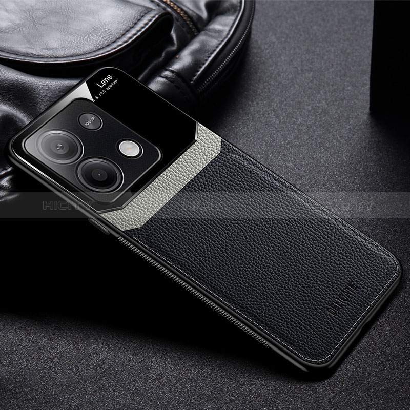 Custodia Silicone Morbida In Pelle Cover FL1 per Xiaomi Redmi Note 13 5G