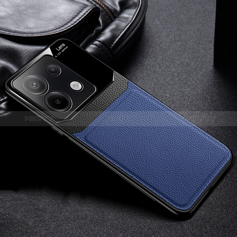 Custodia Silicone Morbida In Pelle Cover FL1 per Xiaomi Redmi Note 13 Pro 5G