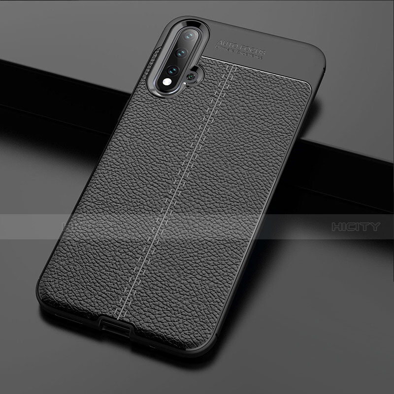 Custodia Silicone Morbida In Pelle Cover H01 per Huawei Nova 5