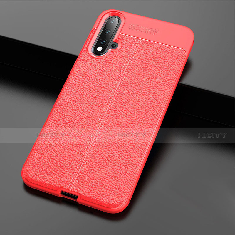 Custodia Silicone Morbida In Pelle Cover H01 per Huawei Nova 5 Pro