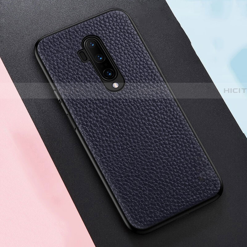 Custodia Silicone Morbida In Pelle Cover H01 per OnePlus 7T Pro