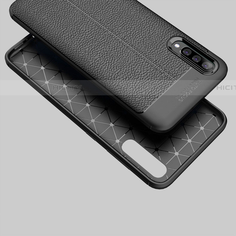 Custodia Silicone Morbida In Pelle Cover H01 per Samsung Galaxy A70S