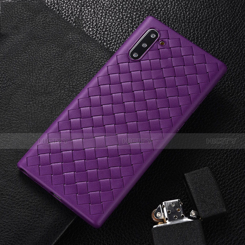 Custodia Silicone Morbida In Pelle Cover H01 per Samsung Galaxy Note 10