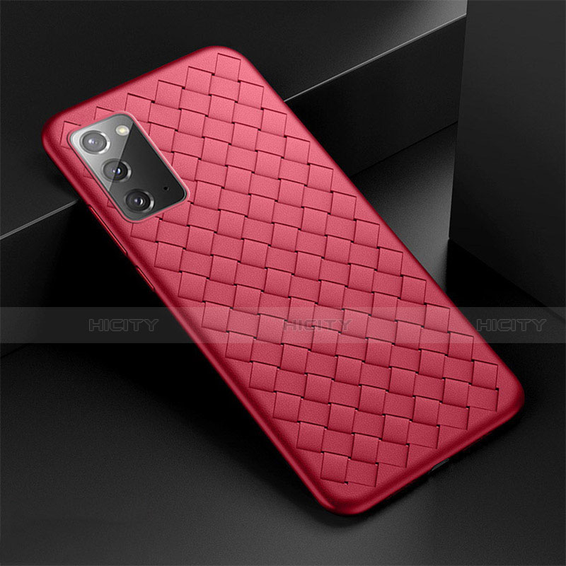 Custodia Silicone Morbida In Pelle Cover H01 per Samsung Galaxy Note 20 5G