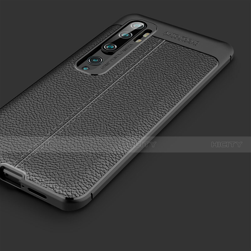 Custodia Silicone Morbida In Pelle Cover H01 per Xiaomi Mi Note 10