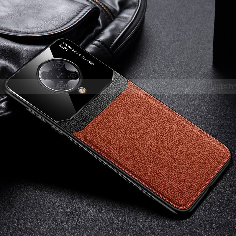 Custodia Silicone Morbida In Pelle Cover H01 per Xiaomi Redmi K30 Pro 5G