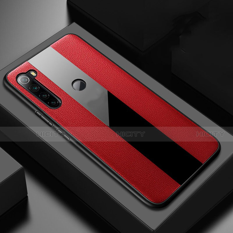 Custodia Silicone Morbida In Pelle Cover H01 per Xiaomi Redmi Note 8 (2021)