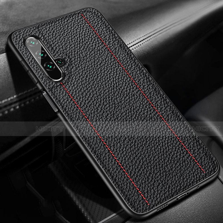 Custodia Silicone Morbida In Pelle Cover H02 per Huawei Nova 5T