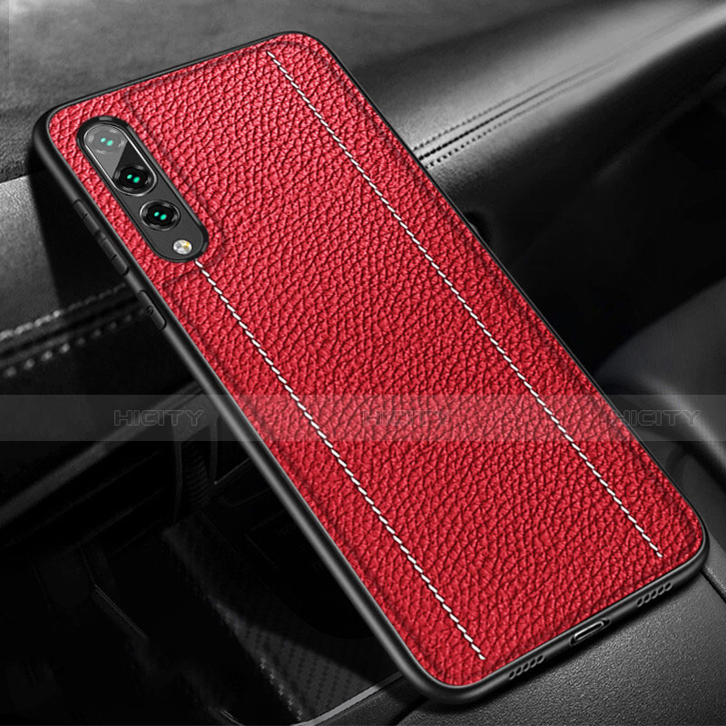 Custodia Silicone Morbida In Pelle Cover H02 per Huawei P20 Pro