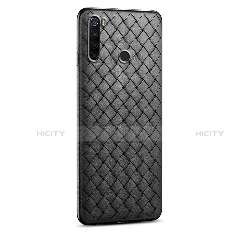 Custodia Silicone Morbida In Pelle Cover H02 per Xiaomi Redmi Note 8 (2021) Nero