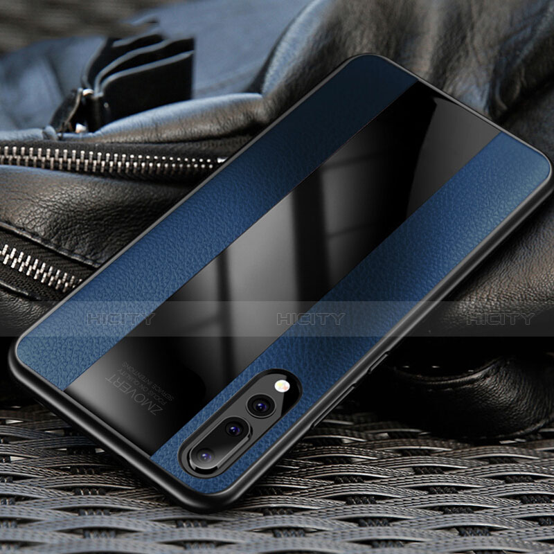 Custodia Silicone Morbida In Pelle Cover H03 per Huawei P20 Pro